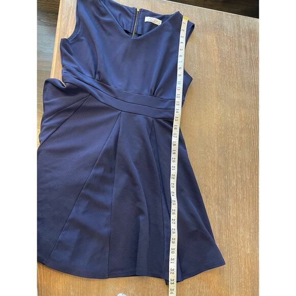 CLOSET Navy Ribbed A Line Dress Women's size 16 - Picture 9 of 9